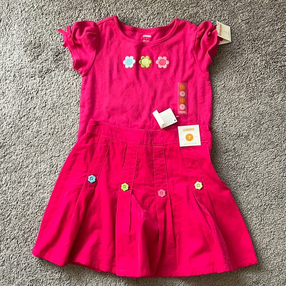 Gymboree new with tags. Skirt and top. Both size 7